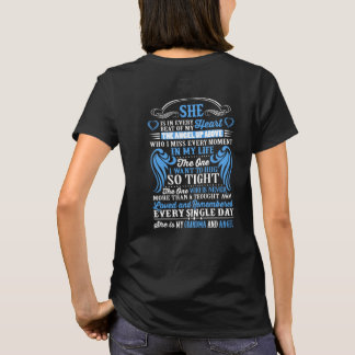 She's in every beat of my heart my GRANDMA angel T-Shirt