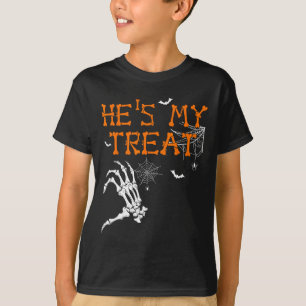 She's Is My Trick He's Is My Treat Halloween Coupl T-Shirt