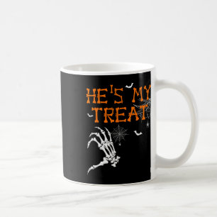 She's Is My Trick Hes Is My Treat Halloween Couple Coffee Mug
