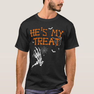 She's Is My Trick Hes Is My Treat Halloween Couple T-Shirt