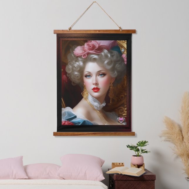 She's Looking For Love by Xzendor7 Hanging Tapestry (Bedroom)