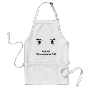 She's Manning the Grill Standard Apron