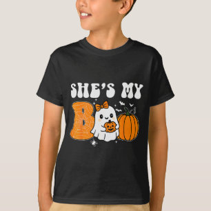 Shes My Boo Funny Matching Halloween Couples Hes M T-Shirt