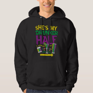 She's My Drunker Half Matching Couple Boyfriend Ma Hoodie