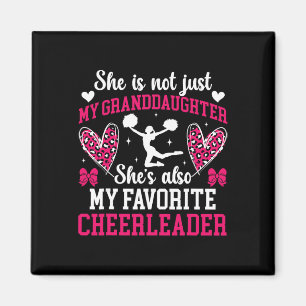 She's My Favourite Cheerleader Grandma Cheer Grand Magnet