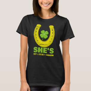 She's My Lucky Charm St Patrick's Day For Couples T-Shirt