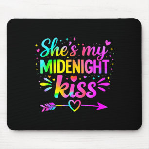 Shes My Midnight Kiss Happy New Year Couple Love Q Mouse Mat