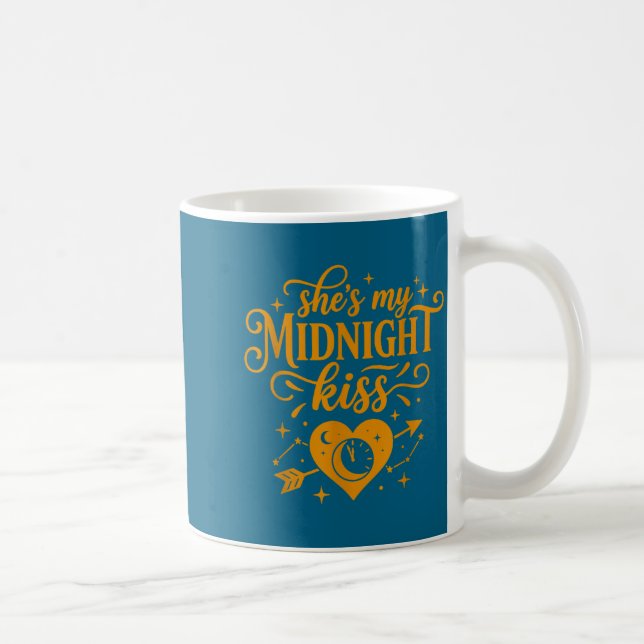 She's My Midnight Kiss Happy New Year Matching Cou Coffee Mug (Right)