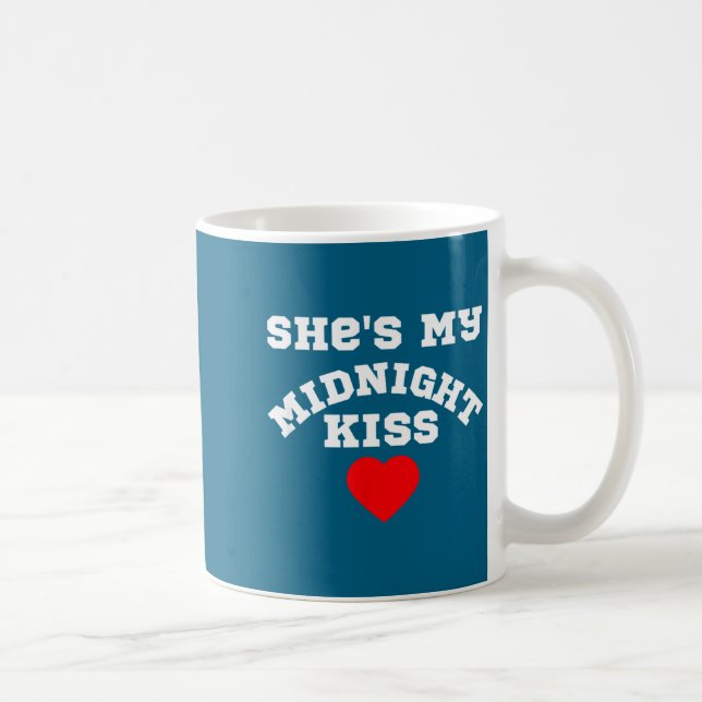 She's My Midnight Kiss Happy New Year Matching Cou Coffee Mug (Right)