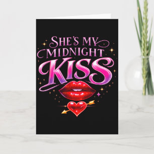 Shes My Midnight Kiss Happy New Year Matching Coup Card