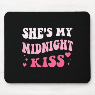 She's My Midnight Kiss Saying Romantic Couple New Mouse Mat