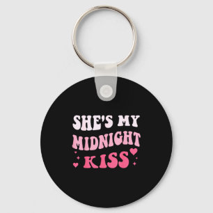 Shes My Midnight Kiss Saying Romantic Couple New Y Key Ring