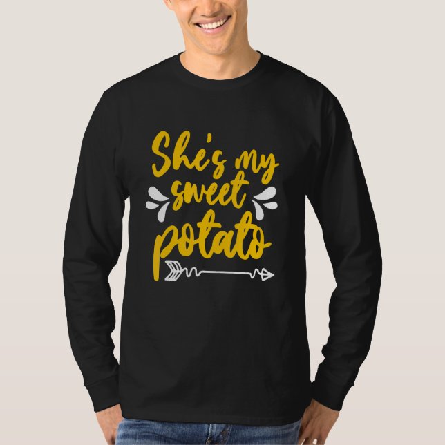 Shes My Sweet Potato Any Couple T-Shirt (Front)