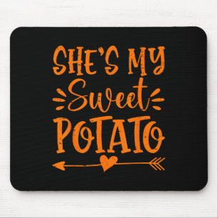 She's My Sweet Potato I Yam Autumn Thanksgiving Co Mouse Mat