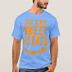 She's My Sweet Potato I YAM Couple's Matching T-Shirt