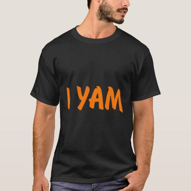 Shes My Sweet Potato I Yam Set Couples Thanksgivin T-Shirt (Front)