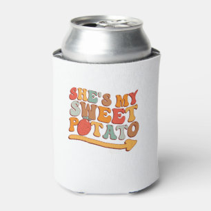 She's My Sweet Potato I YAM Thanksgiving Couple's Can Cooler