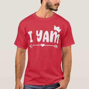 She's My Sweet Potato I YAM Thanksgiving Couples M T-Shirt