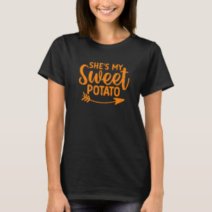 She's My Sweet Potato I Yam Thanksgiving Couples T-Shirt