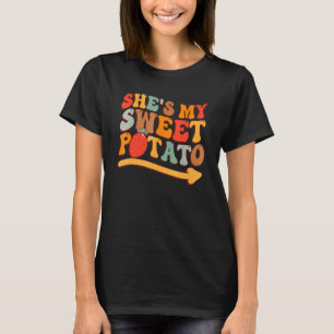 She's My Sweet Potato I YAM Thanksgiving Couple's T-Shirt