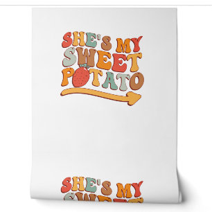She's My Sweet Potato I YAM Thanksgiving Couple's Wallpaper