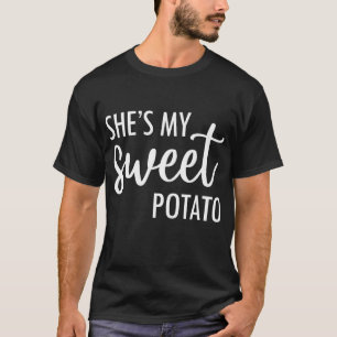 She's My Sweet Potato I Yam Valentine's Thanksgivi T-Shirt