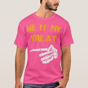 She's My Trick He's My Treat Cute Matching Couples T-Shirt