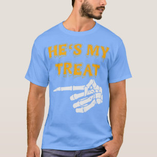 She's My Trick He's My Treat Cute Matching Couples T-Shirt