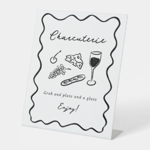 She's Off the Market Bold & Whimsical Charcuterie Pedestal Sign