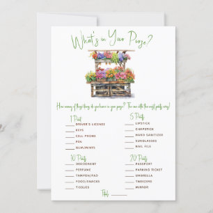 She's Off the Market Bridal Shower Game Invitation