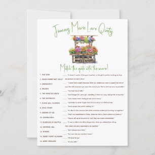 She's Off the Market Bridal Shower Game Invitation