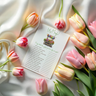 She's Off the Market Bridal Shower Game Invitation