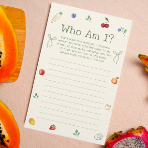 Shes Off the Market bridal shower Guess Who Game