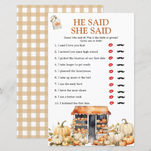 Shes Off the Market Bridal Shower He Said She Said