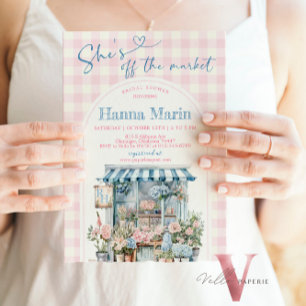 She's Off The Market Bridal Shower Invitation