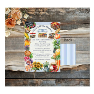 She's Off The Market Bridal Shower Invitation