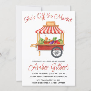 She's Off the Market Bridal Shower Invitation