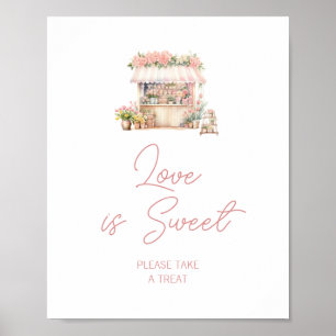 She's Off the Market Bridal Shower Love is Sweet Poster