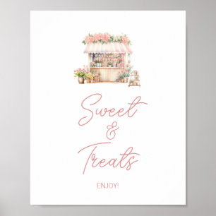 She's Off the Market Bridal Shower Sweet Treats Poster