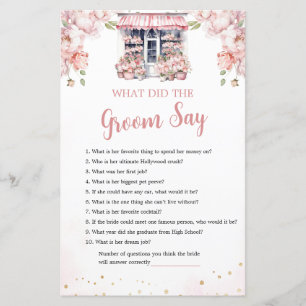 She's Off The Market Bridal Shower What Groom Says