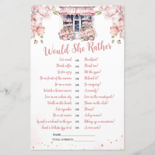 Shes Off The Market Bridal Shower Would She Rather