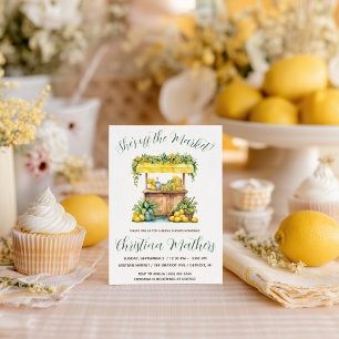 She's off the Market! Lemonade Stand Bridal Shower Invitation