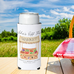 She's Off the Market Tote Bag Seltzer Can Cooler