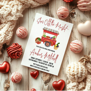 She's Off the Market Vegetable Stand Bridal Shower Invitation