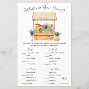 She's Off the Market! What's in your Purse? Game