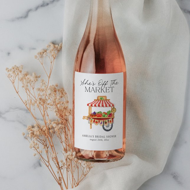 She's Off the Market Wine Label (Creator Uploaded)