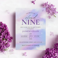 She's On cloud 9 Bachelorette Dreamy Pastel Sky