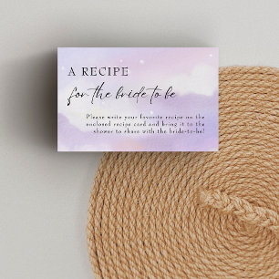 She's on Cloud 9 Recipe Request Enclosure Card