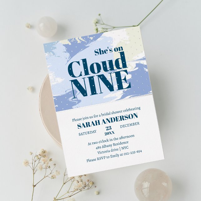 She's on Cloud Nine Bold Bling Bridal Shower (Creator Uploaded)