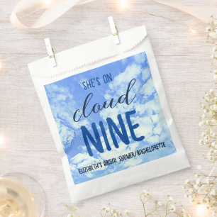 She's On Cloud Nine! Bridal Shower/Bachelorette Favour Bags